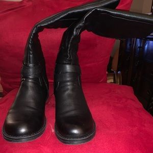 Call it Spring tall black boots